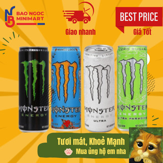 Nước tăng lực MONSTER ENERGY nhập khẩu Malaysia 355ml