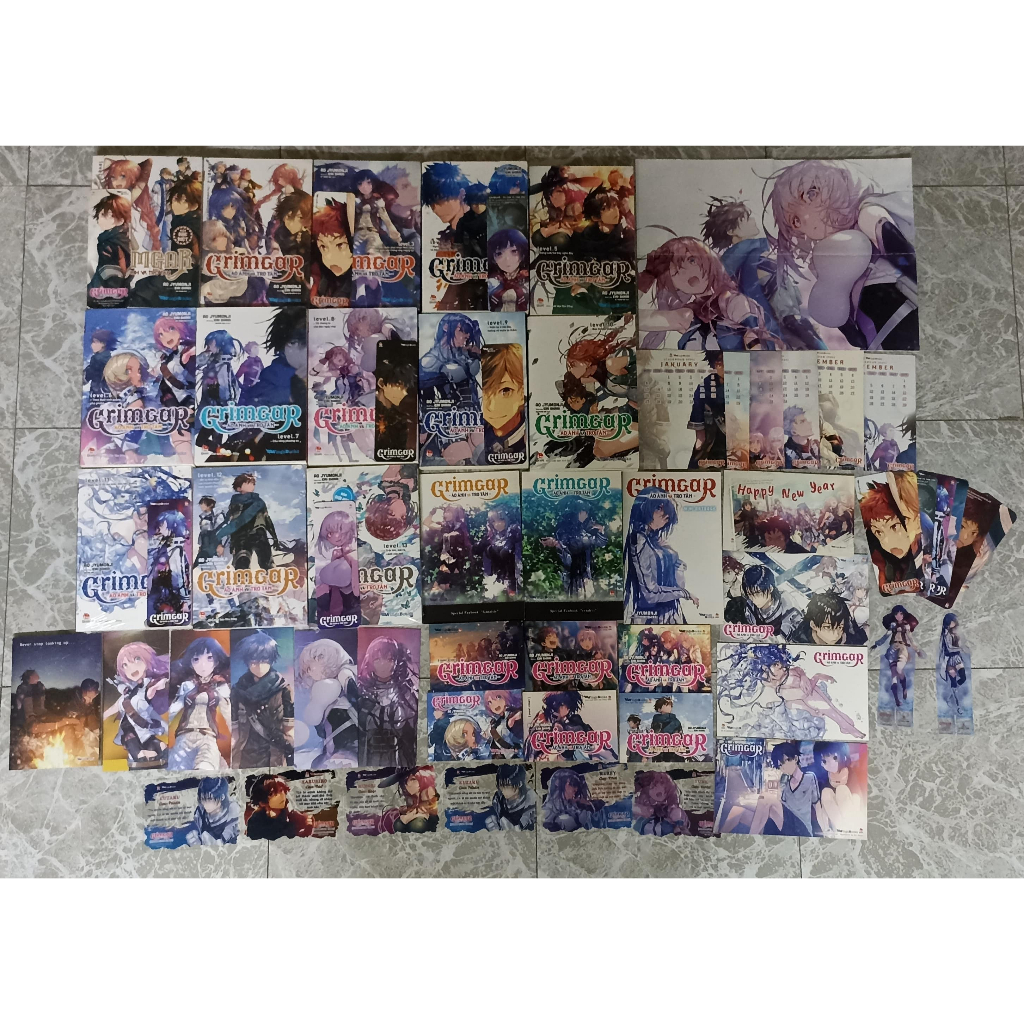 Bưu Thiếp Grimgar Ảo Ảnh Và Tro Tàn Full Bộ t1 tới t13 tặng poster offline