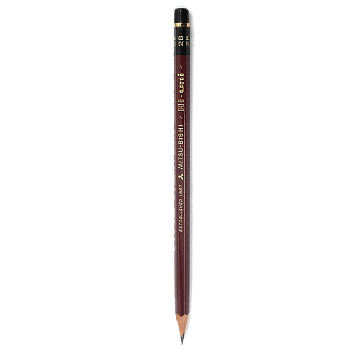 Bút chì gỗ chất lượng cao dùng trong công nghiệp và nghệ sĩ UNI HI-UNI Pencil