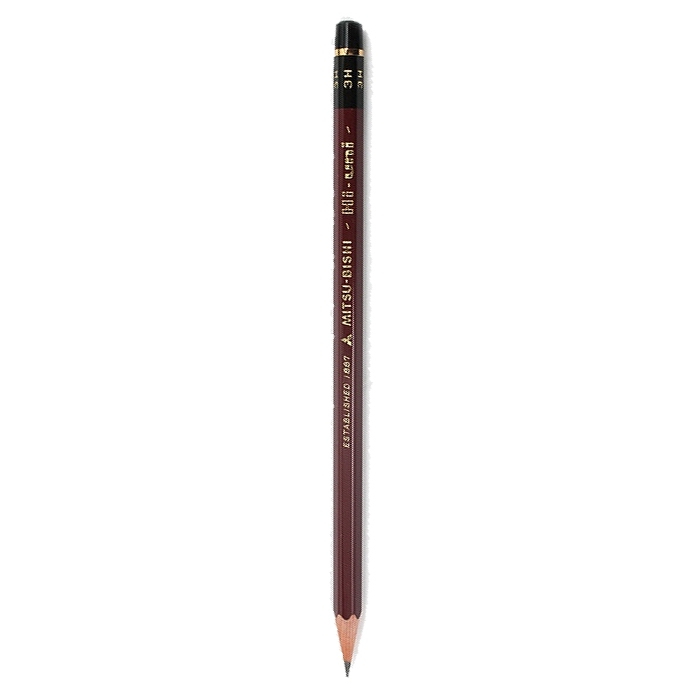 Bút chì gỗ chất lượng cao dùng trong công nghiệp và nghệ sĩ UNI HI-UNI Pencil