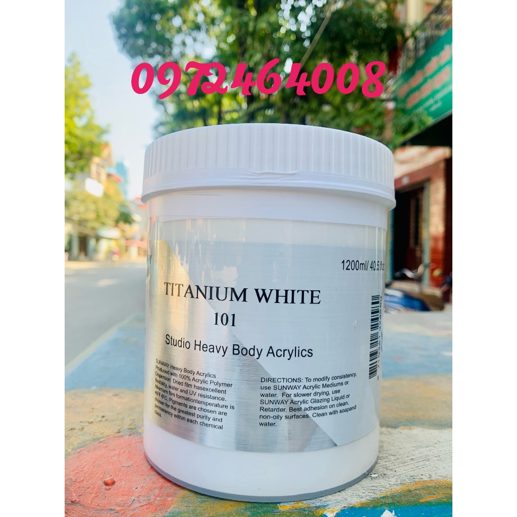 ACRYLIC CHINJOO 3D TRẮNG- 1200ml