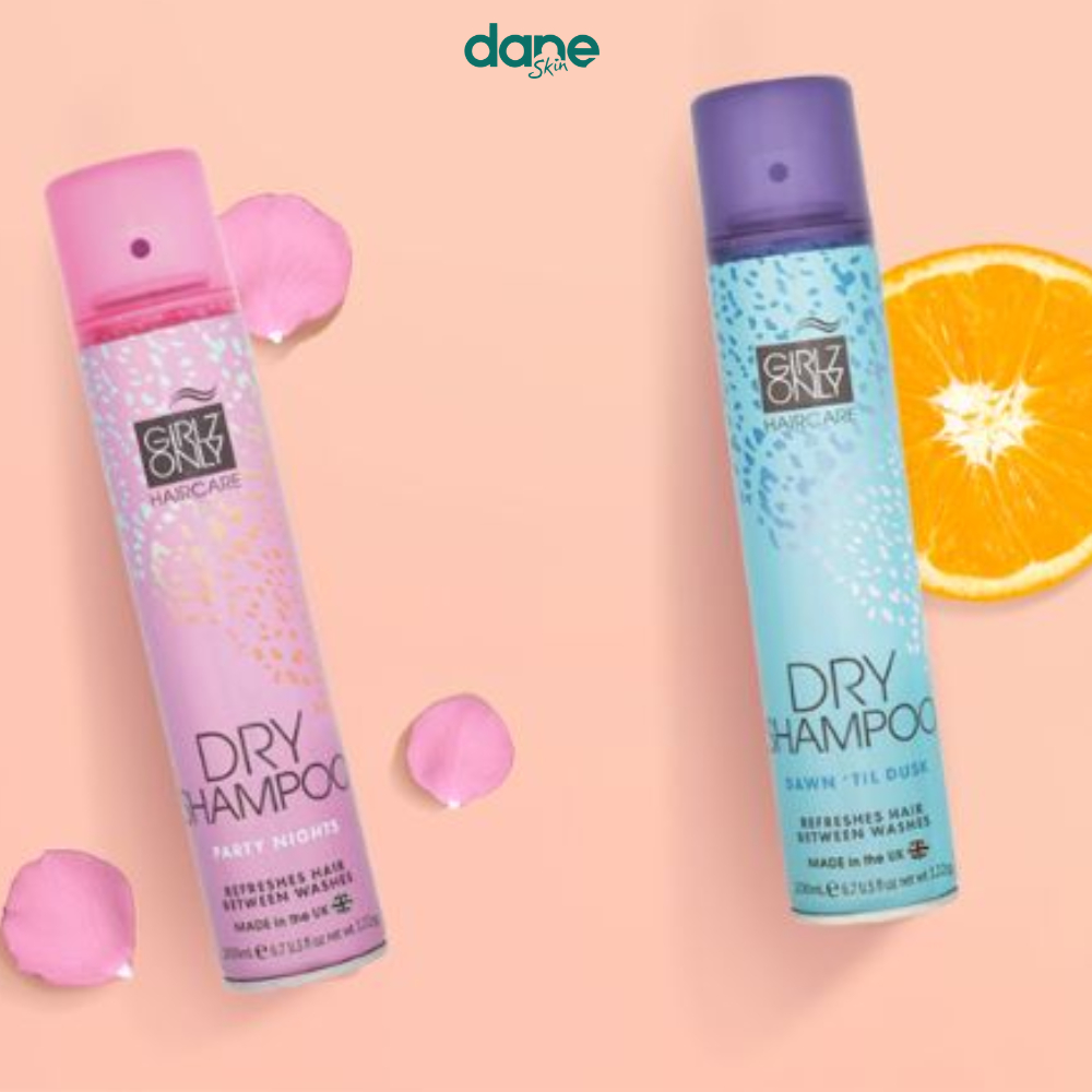 Dầu gội khô Girlz Only 200ml - Dầu gội xịt khô giúp giải cứu tóc bết, lưu hương thơm lâu