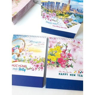 (Xả hàng) 01 cuốn lịch để bàn chữ A 2024 có phần ghi chú theo tháng KT 17 ×24cm