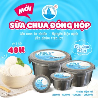 Sữa Chua Đóng Hộp, Thương Hiệu Sữa Chua Trân Châu Hạ Long 600ml(400g)