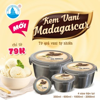 Kem Gelato Cao Cấp Vị Vani Madagascar