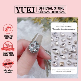 Đá khối mix mẫu - Đá khối nhiều hình chuyên dụng nail - Đá đính móng - Phụ kiện nail