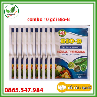 Combo 10 gói Chế phẩm sinh học diệt côn trùng BioB. Gói 30G