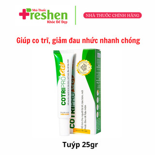 Gel Cotripro Thái Minh hỗ trợ cho người bị trĩ, táo bón, nứt hoặc đau rát hậu môn (25g)