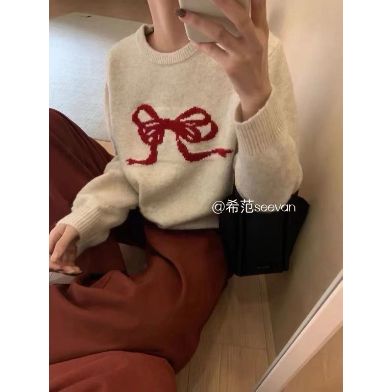 KAYY. Áo len nơ _ Alno