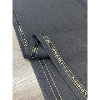 Vải quần tây đen co dãn vải quần tây wool mềm co dãn vải wool co giãn