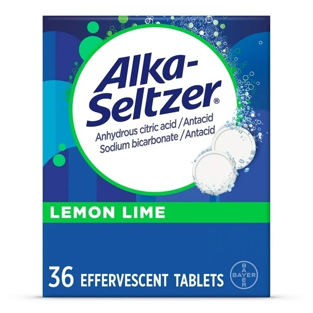 Viên sủi hỗ trợ tiêu hóa làm giảm khó tiêu, ợ nóng & ợ chua ALKA - SELTZER ORIGINAL 24 viên