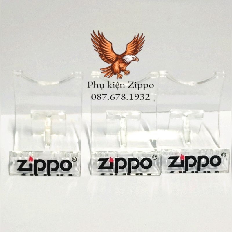 [Phụ kiện Zippo] Đế mica trưng bày Zippo