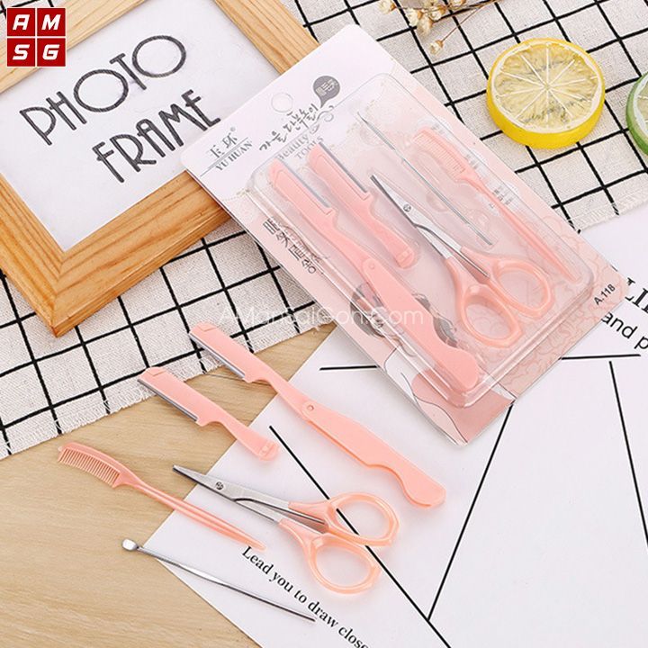 BỘ DỤNG CỤ CẠO MÀY 5 MÓN