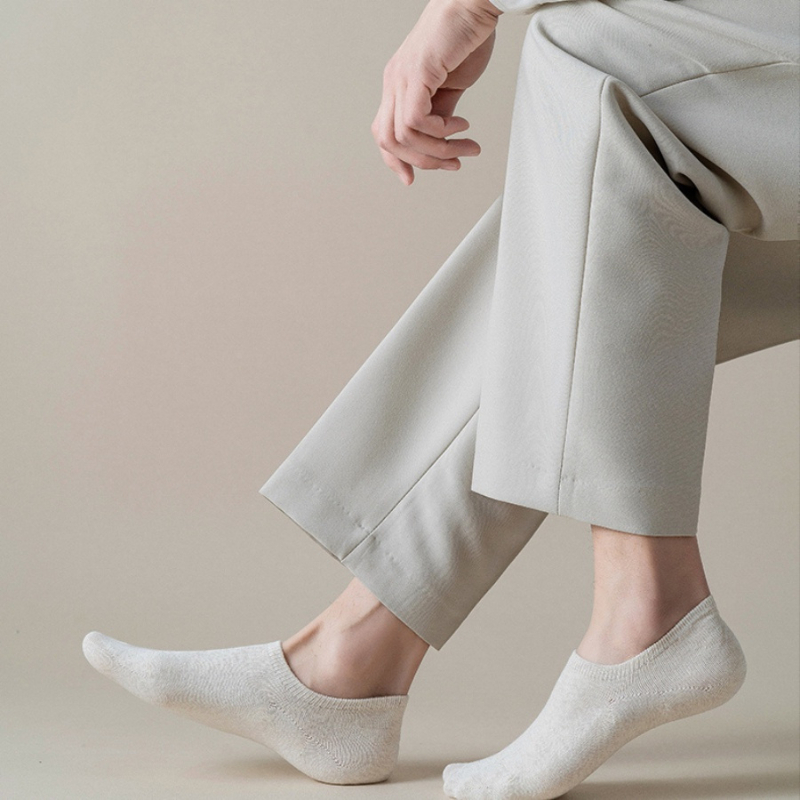 Tất vớ nam BS COUTURE màu trơn thấp cổ chống hôi chân bigsize cho nam