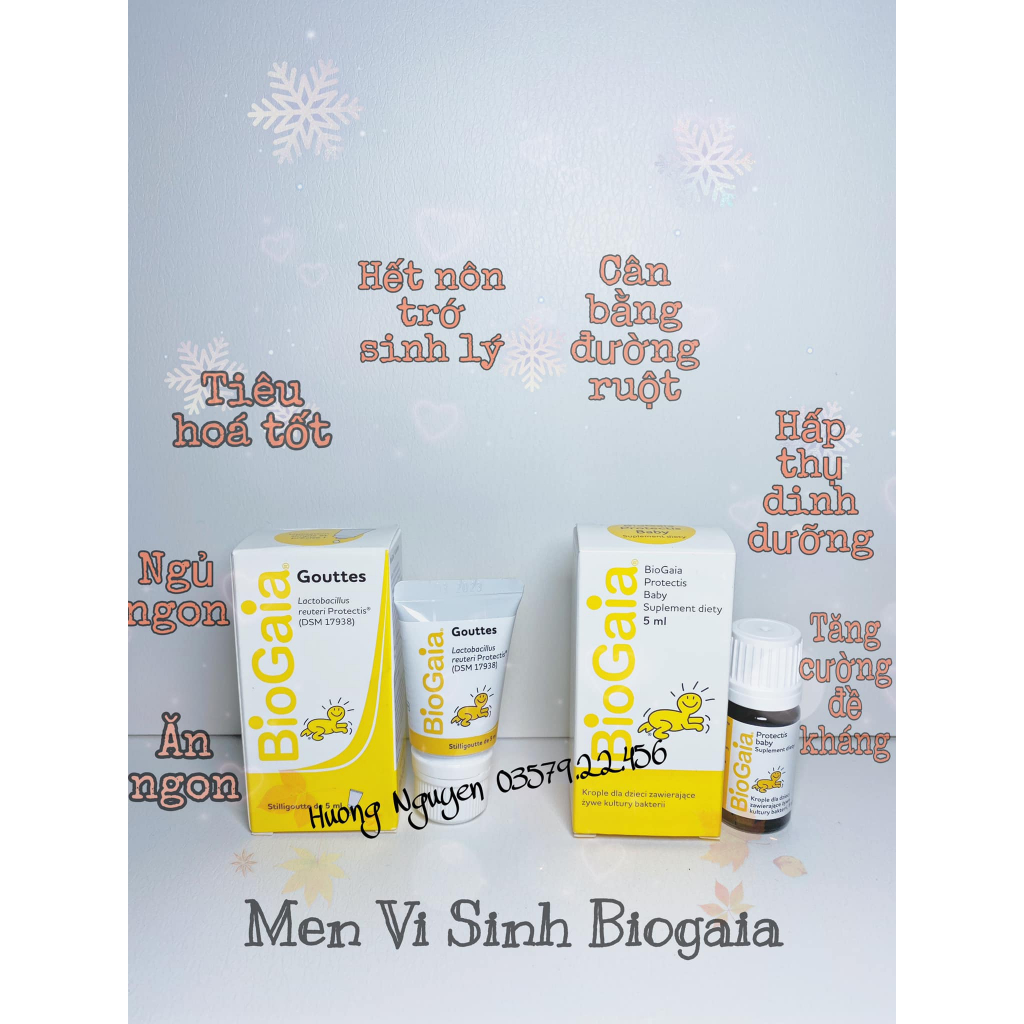 Men Vi Sinh Biogaia Protectis Baby Drops Giúp Bé Cân Bằng Ổn Định Hệ Tiêu Hóa