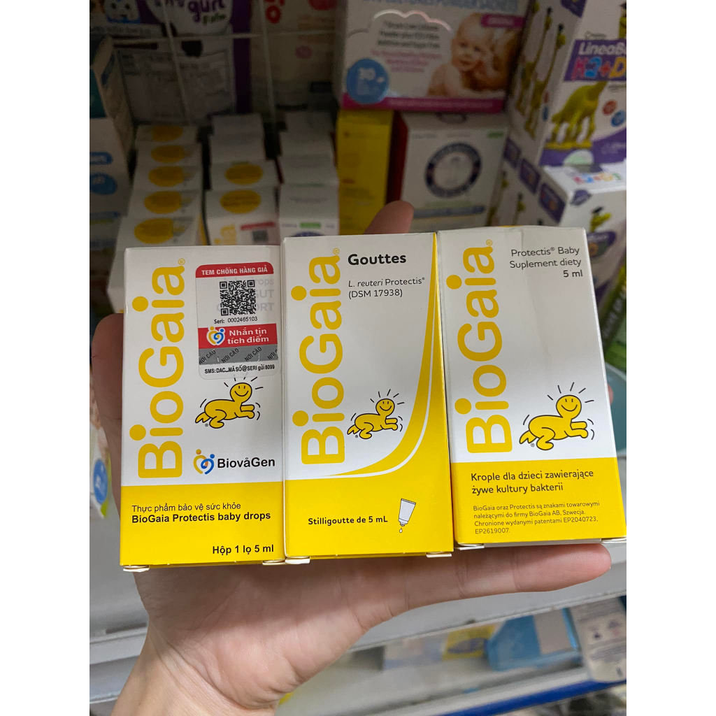 Men Vi Sinh Biogaia Protectis Baby Drops Giúp Bé Cân Bằng Ổn Định Hệ Tiêu Hóa