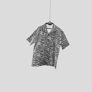 Áo sơmi linen hoạ tiết nam