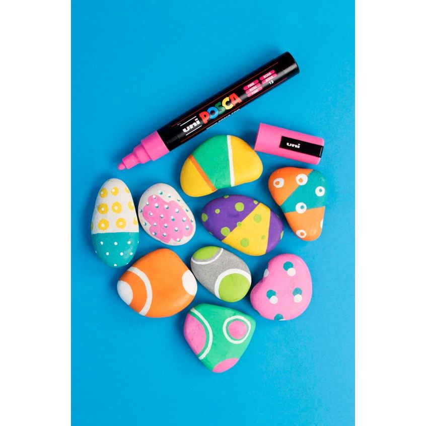 Set bút Uni Posca vẽ đa chất liệu