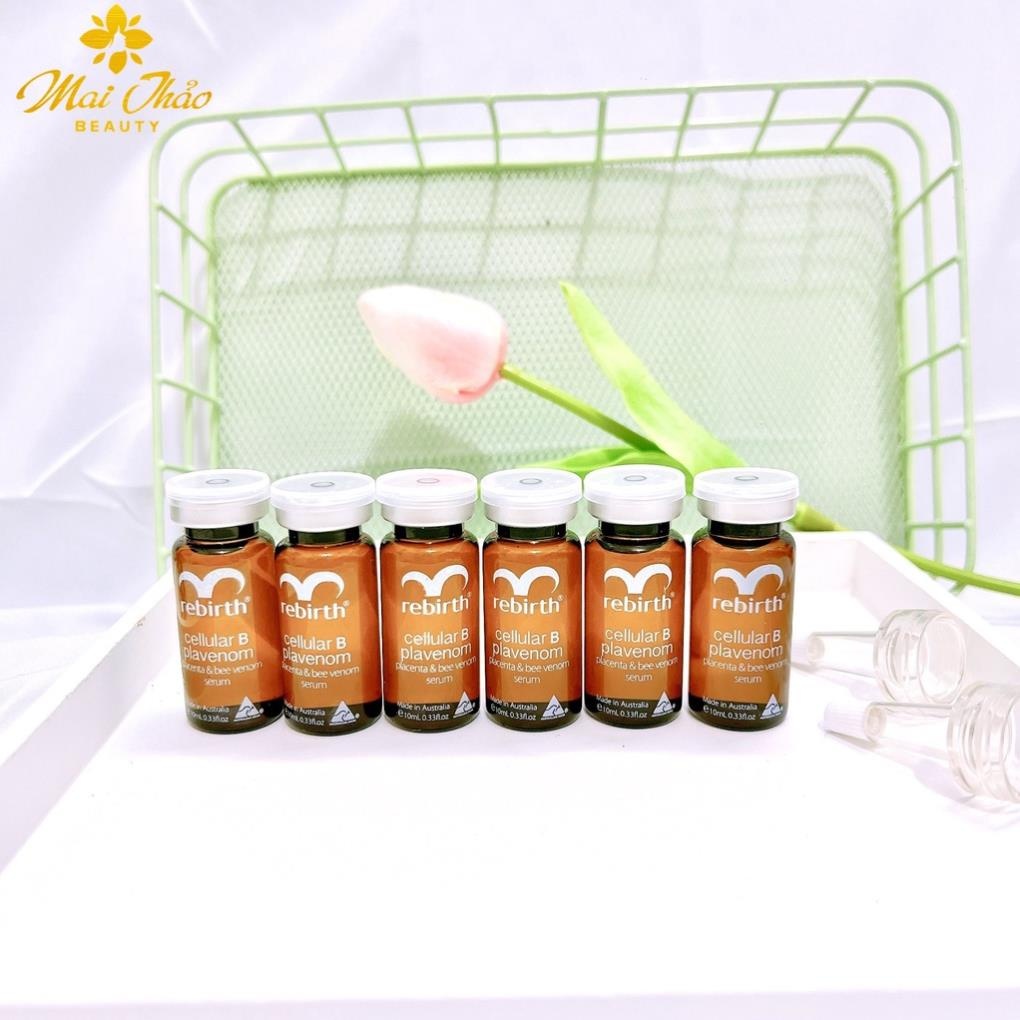 Serum Tế Bào Gốc Nhau Thai Cừu & Nọc Ong Rebirth Cellular B Plavenom - 10ml
