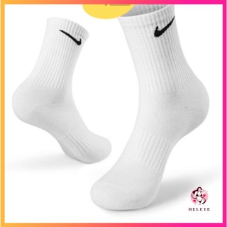 Tất thể thao nam nữ cao cổ 2 màu đen, trắng tatnu04