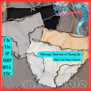Quần lót nữ lụa băng - Đồ lót nữ mềm mịn thoáng, quần lót nữ ren D39