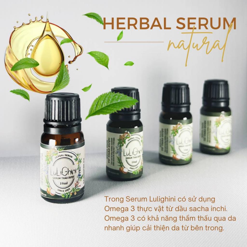 Herbal Serum Lulighini - Tinh dầu thảo dược