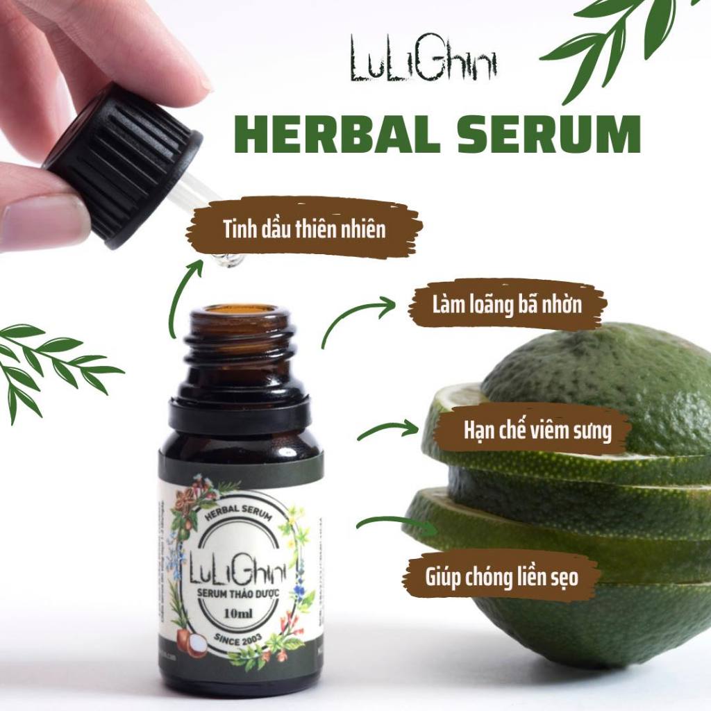 Herbal Serum Lulighini - Tinh dầu thảo dược