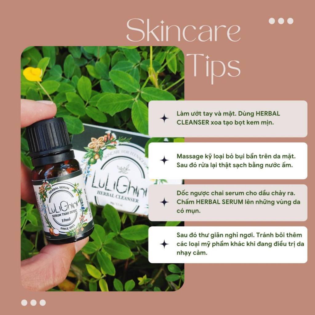 Herbal Serum Lulighini - Tinh dầu thảo dược