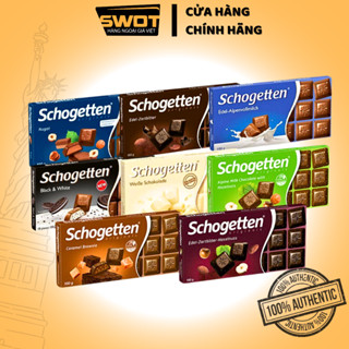  Socola Schogetten Đức 100g 18 viên nhiều vị Chocolate Thanh thơm ngon hảo hạng giàu dinh dưỡng 