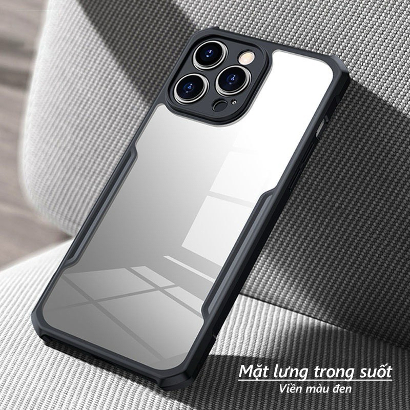 Ốp lưng Xundd iPhone 14 / iPhone 14 Pro / iPhone 14 Pro Max / iPhone 14 Plus, Mặt lưng mika trong su
