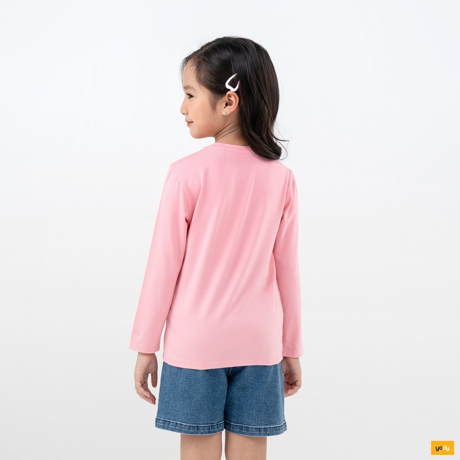 Áo thun giữ nhiệt trẻ em YODY áo thu đông bé trai bé gái dài tay cổ tròn co giãn giữ ấm - ATK6014