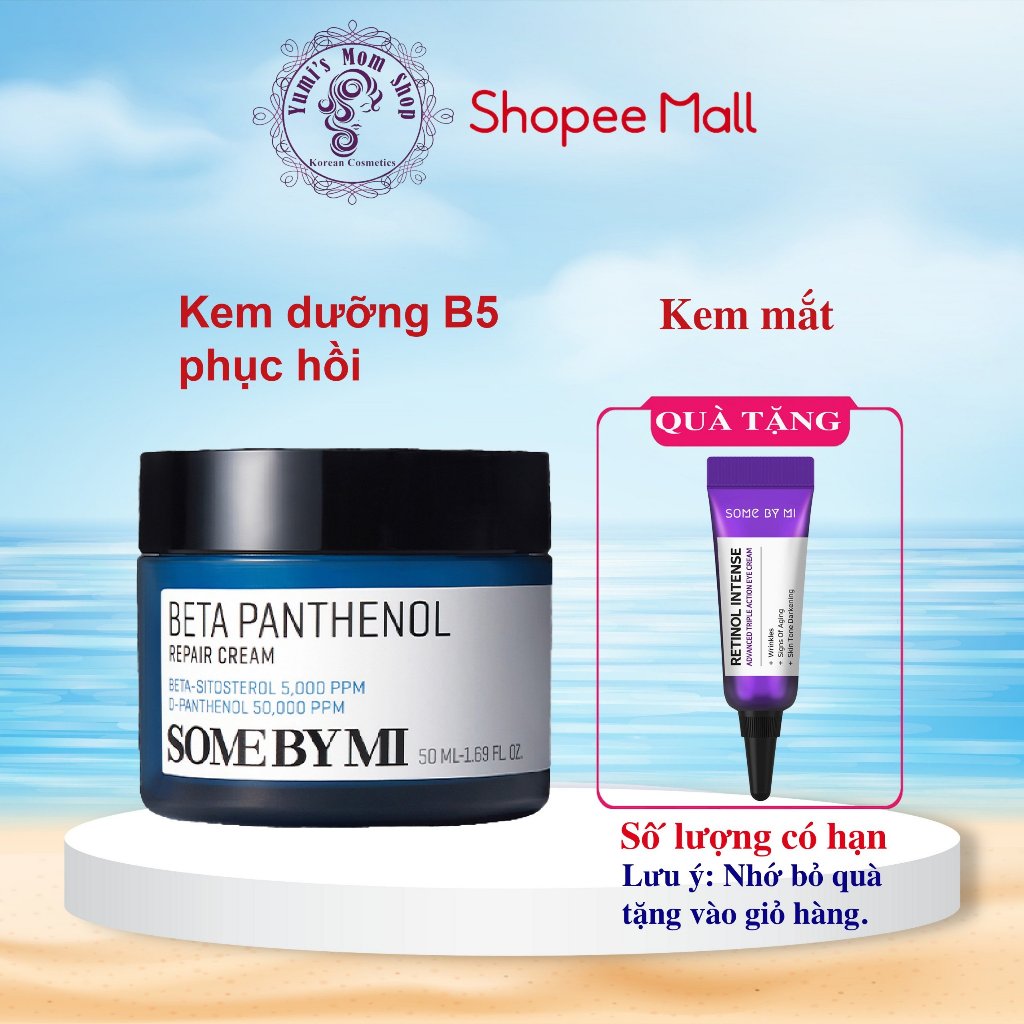 Kem Dưỡng Some By Mi B5 Beta Panthenol Repair Cream Làm Dịu, Phục Hồi Da 50ml