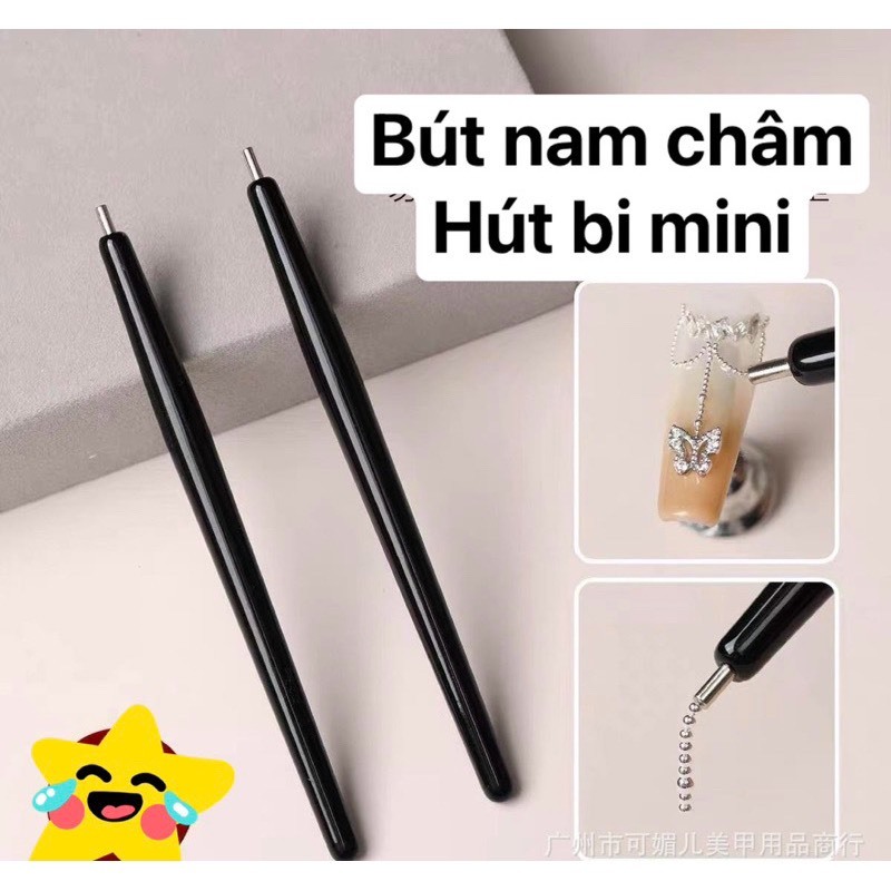 Bút nam châm hút bi làm nail