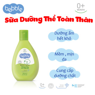 Kem dưỡng ẩm toàn thân cho bé và trẻ sơ sinh Bebble Body Milk