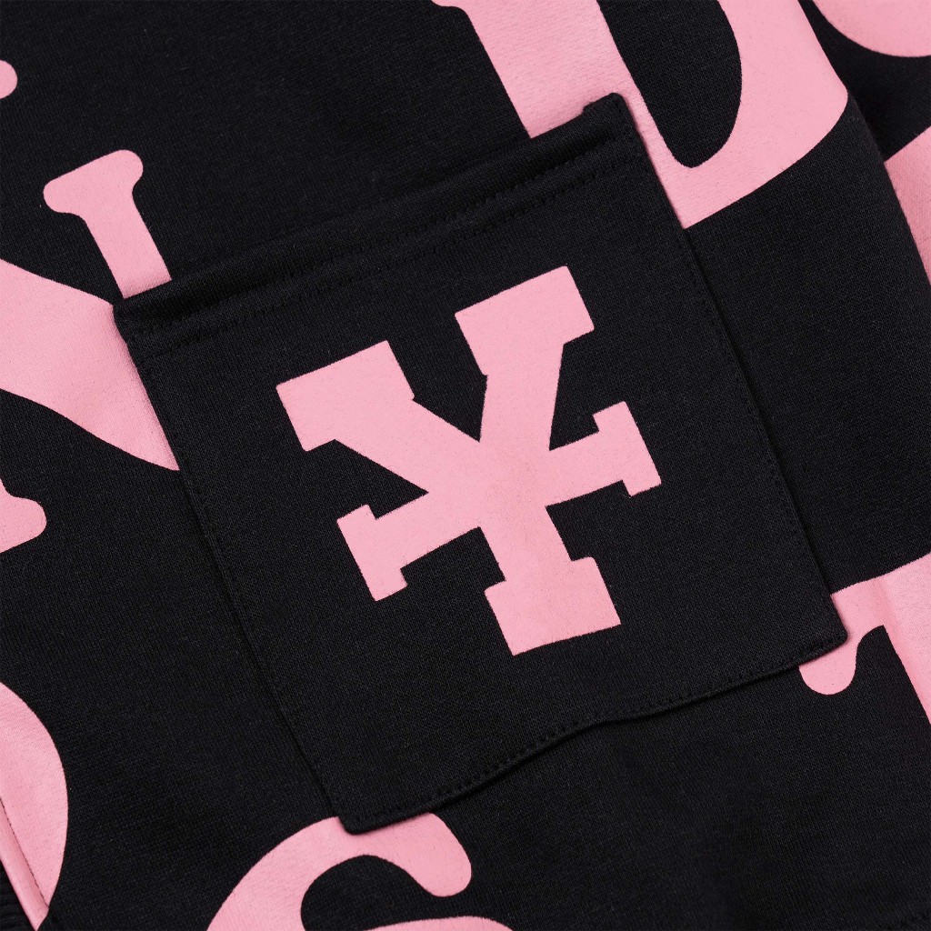 Áo Khoác DirtyCoins Print Cardigan - Black/Pink