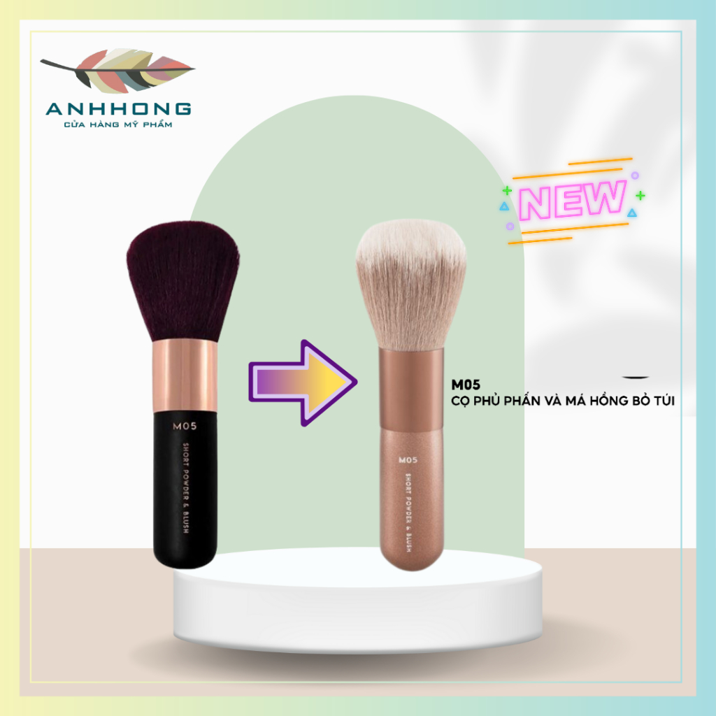 MẪU MỚI Cọ má hồng & phủ M05