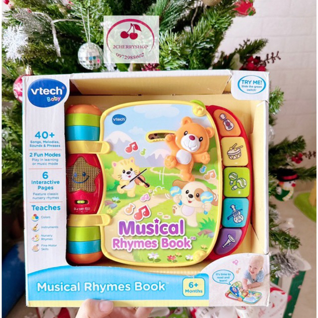 Sách âm nhạc VTech Musical Rhymes Book