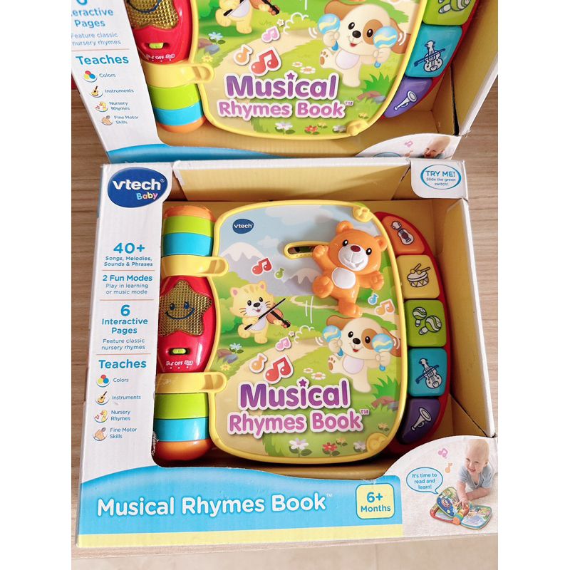 Sách âm nhạc VTech Musical Rhymes Book