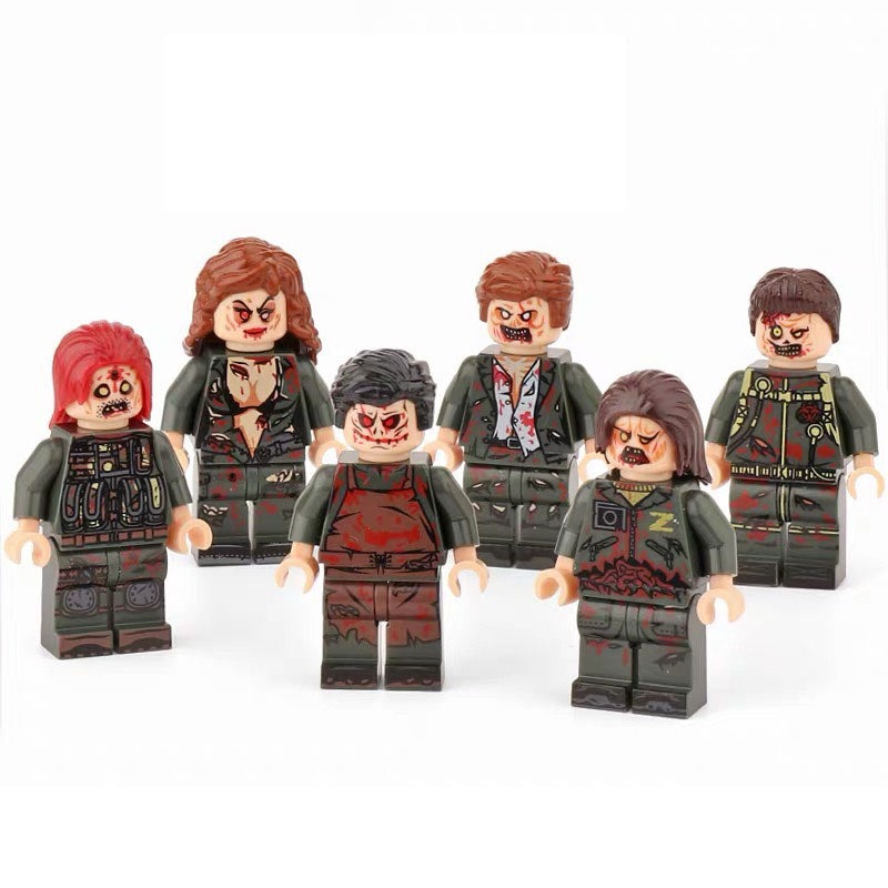 Minifigures Zombie Minigure thây ma xác sống - Đồ chơi lắp ráp xếp hình mô hình minifig nhân vật Mini Zombie Halloween