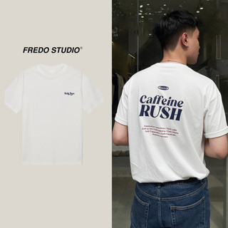 Áo Thun Nam Nữ Caffeine Rush Tee Premium 100% Cotton 250GSM Fredo Menwear (Fredo Menwear) - AT06