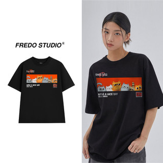 Áo Thun Nam Nữ CAT TEE Local Brand Premium 100% Cotton Fredo Studio - AT12