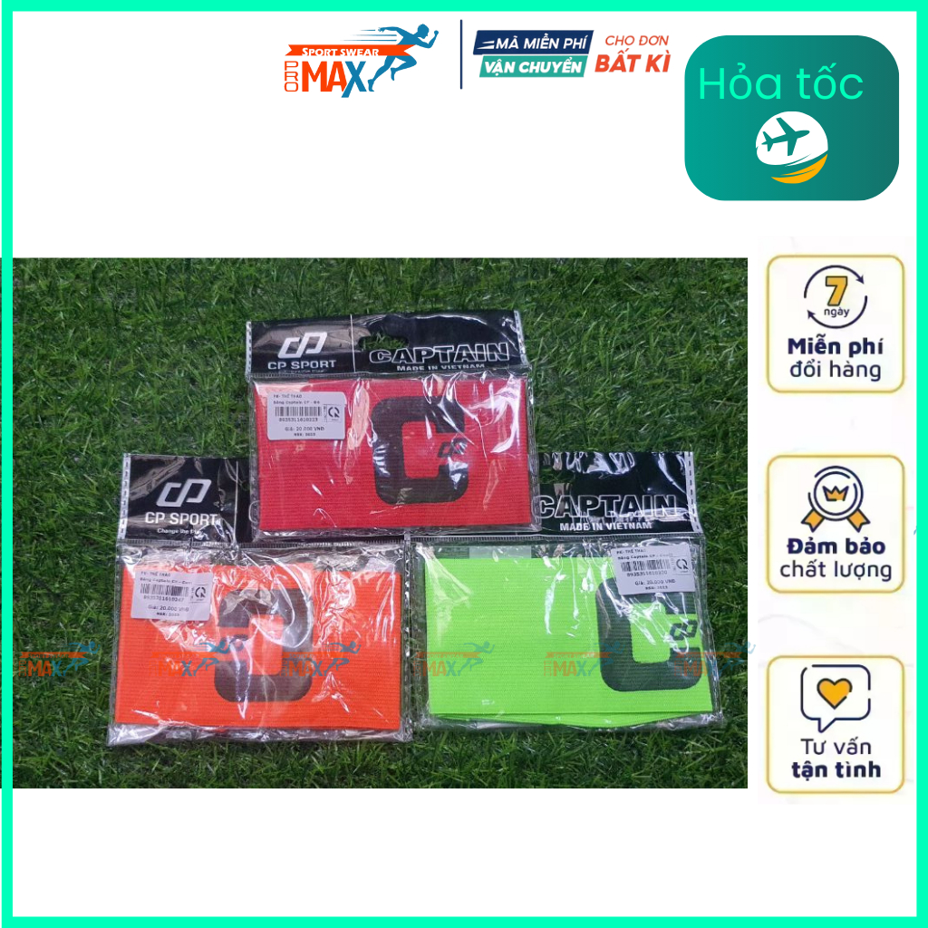 Băng đội trưởng bóng đá chính hãng CP - co giãn dễ chịu