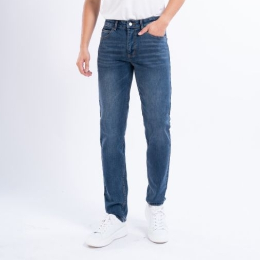 Quần Jean slim fit Q7 có thêu,quần bò nam ống đứng siêu đẹp,vải cotton cao cấp co dãn 4 chiều - Thương hiệu Samma Jeans