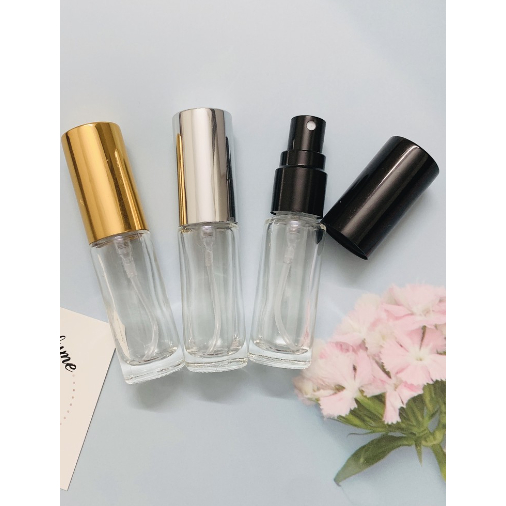 Chai Chiết Nước Hoa 5ml Tròn Thủy Tinh Xịt Phun Sương Loại Dày Tốt
