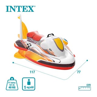 Phao bơi phi thuyển intex 57520