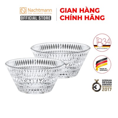 Bộ 2 (bát) tô pha lê Nachtmann Ethno 16cm-Hàng chính hãng bảo hành 24 tháng