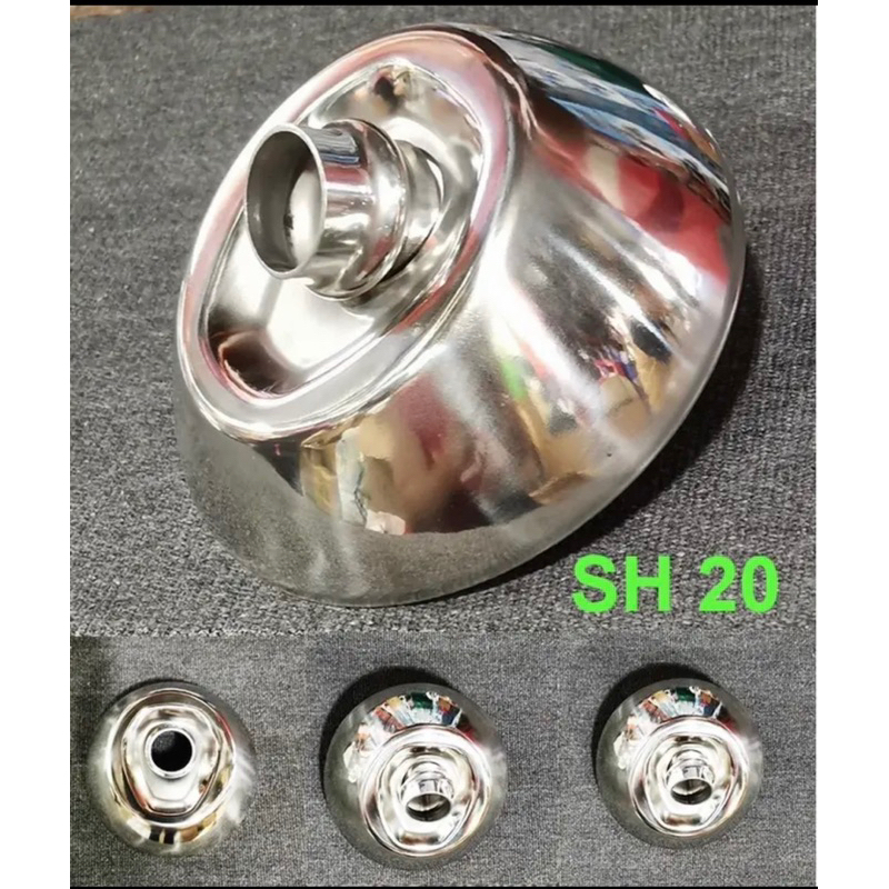 Chụp đuôi pô SH 125i/SH150i 2020>2023 inox 304