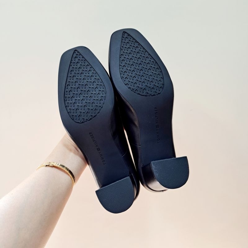 Giày cao gót tommy da thật