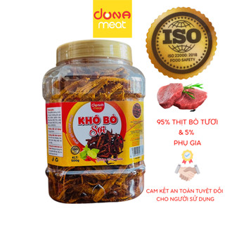 Khô bò sợi dona meat - hũ 500g