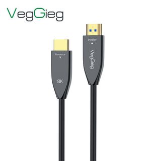 Cáp hdmi 2.1 sợi quang hỗ trợ 8k/60hz, 4k/120hz chính hãng veggieg cao cấp